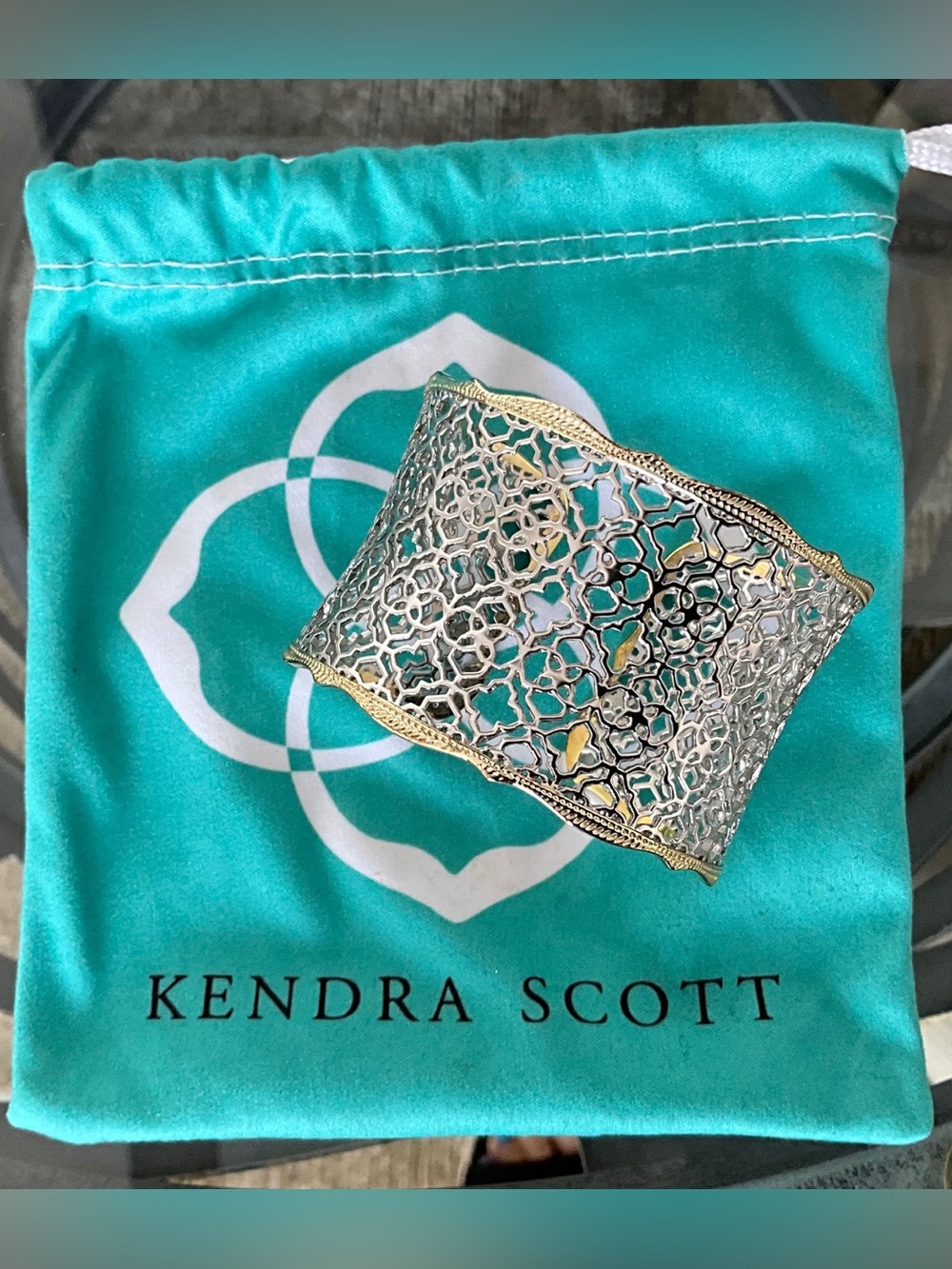 Kendra Scott Candice Two Toned Cuff Bracelet